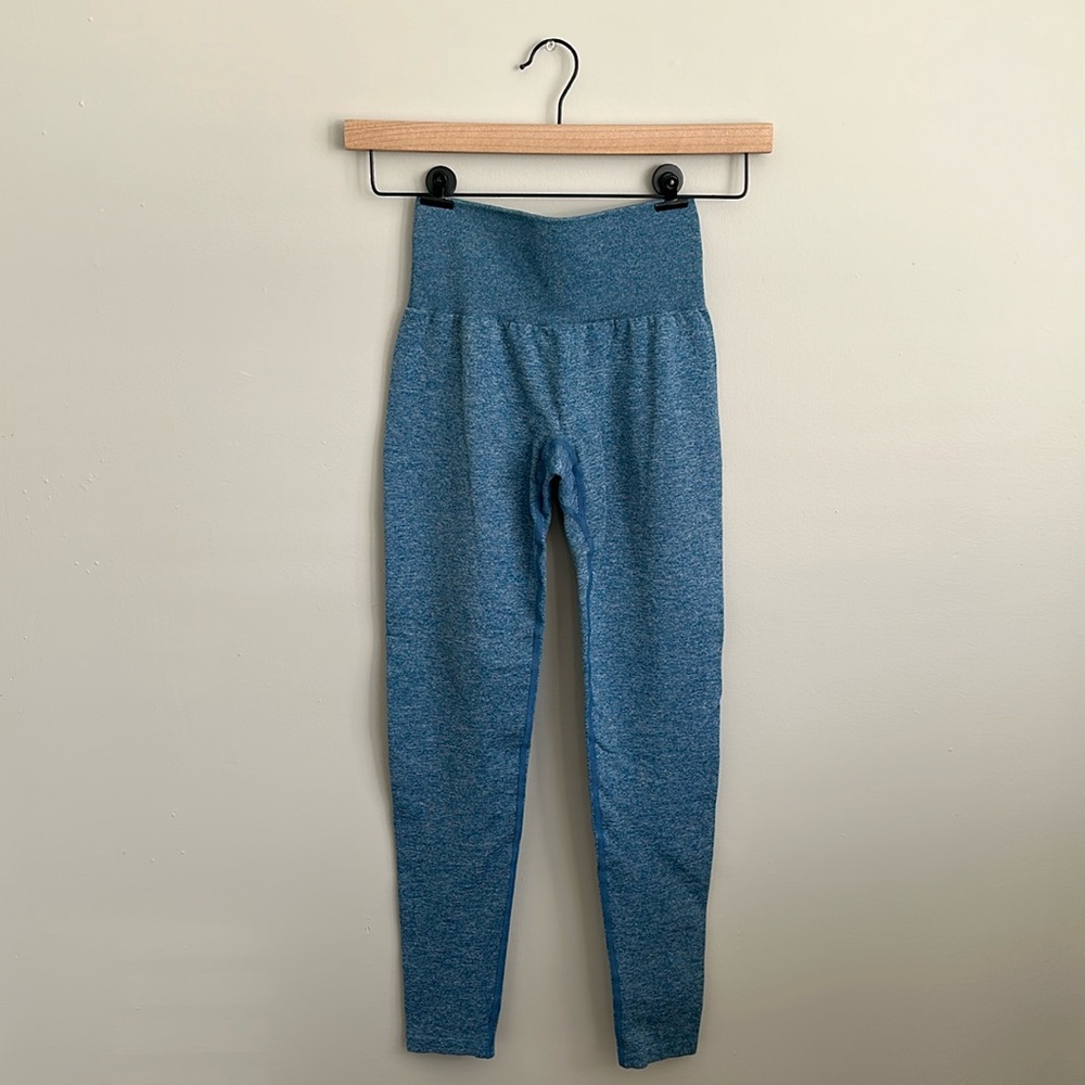 Blue NVGTN workout leggings
